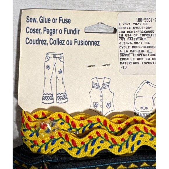 Wrights Jeanus Trim For Jeans & Accessories Ric Rac Love Patch READ - Picture 6 of 8